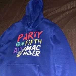 Blue Party on Fifth Ave Mac Miller Hoodie